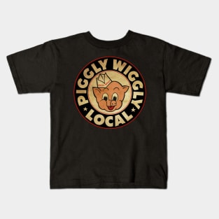 Piggly Wiggly Local | Black Style Kids T-Shirt